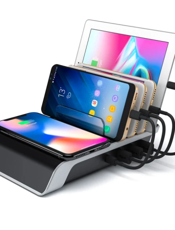 ALLY Multiport 10W Wireless Kablosuz Şarj Cihazı Organizer Stand-(5775)