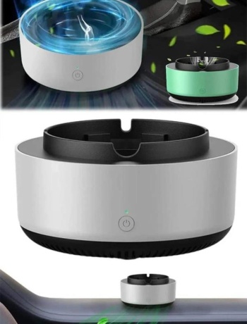 Elektronik Akıllı Küllük Hava Temizleyici Kokusuz Kül Tablası Anti-Duman