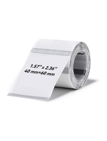 NIIMBOT T40 Etiket 40mm x 60mm 125 adet Şeffaf  (B1B21SB3S)(1923)