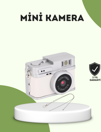 Mini HD Dijital Kamera 1080P Kordonlu Taşınabilir Retro Model