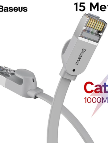Baseus high Speed Six types of RJ45 Gigabit Ethernet kablosu (round cable)15metre-(5775)