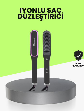 Ayarlanabilir Isılı Saç Düzleştirici Tarak İyon Teknolojili