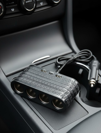 Araç İçi Güç Dağıtıcı 4 Çakmaklık 2 USB 1 Type C Şarj Ünitesi