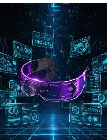 Cyberpunk LED Gözlük Çok Modlu Işıklı Parti ve Festival Aksesuarı