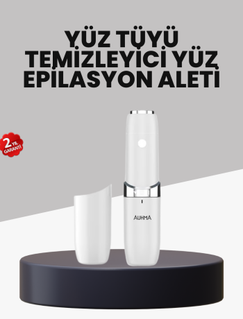 LED Işıklı Yüz Epilasyon Aleti Hassas ve Ağrısız Tüy Alma