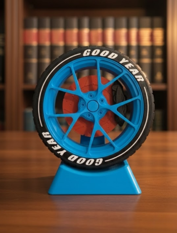 Araba Tutkunlarına Özel Jant Tasarımlı Masa Dekoru