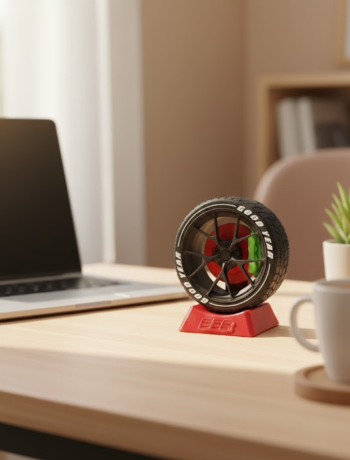 Ofis Masası İçin Jant Temalı Dekoratif Masa Üstü Aksesuar