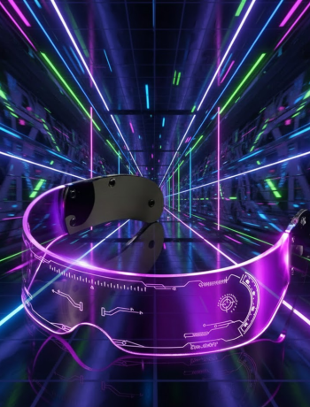 LED Işıklı Gece Gözlüğü Rave Festival ve Yılbaşı Partisi İçin