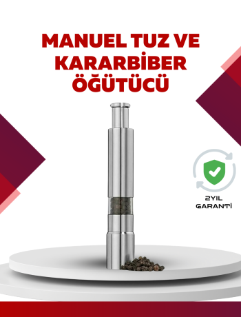 Hafif ve Kompakt Taşınabilir Baharat Öğütücü - Mutfak ve Masa için