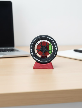 Otomobil Jant Görünümlü Ofis Masa Dekoru Hediye Seçeneği