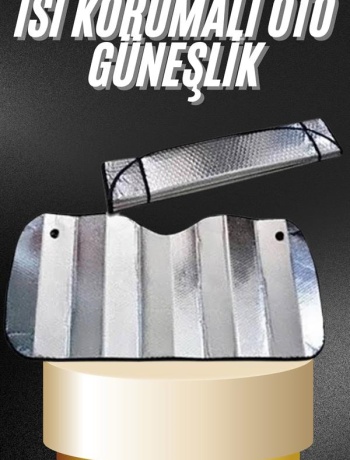 Araba Ön Cam Güneşliği Katlanabilir Oto Güneşlik Tüm Araç Modellerine Uygun