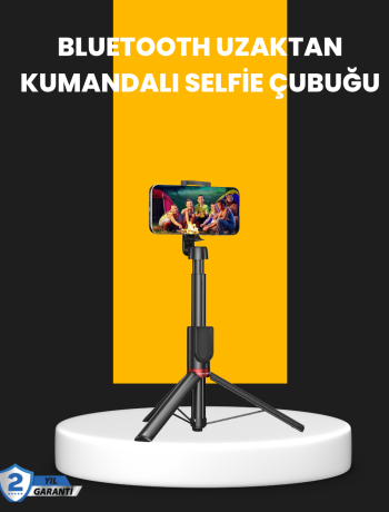 Canlı Yayın ve Fotoğraf İçin Tripodlu Telefon Tutucu