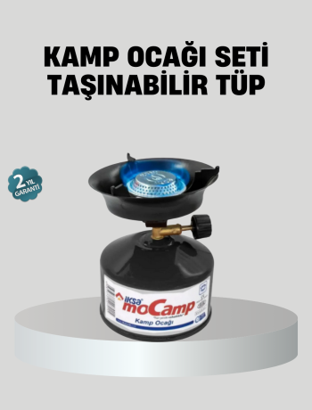 Taşınabilir Kamp Ocağı Seti Pişirme Alanı Ayarlanabilir Alev