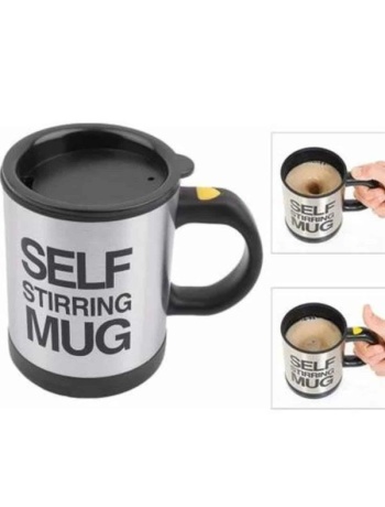 Sıcak Tutan Termos Bardak Kendi Kendini Karıştıran Mikser Kupa