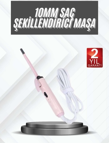 Afro Dalga Kıvırcık İnce Saç Maşası 10MM Saç Şekillendirici