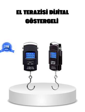 Dijital El Kantarı – 50 Kg Taşıma Kapasiteli Taşınabilir Hassas Tartı