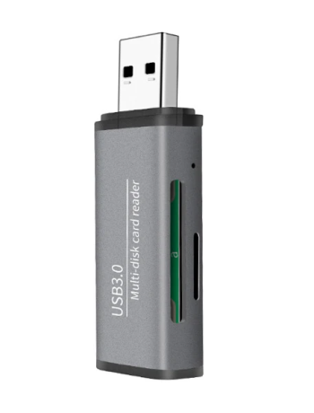 ADS-105 USB 3.0 Hızlı Card Reader SD/TF Hafıza Kart Okuyucu-(5775)