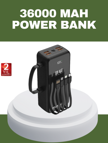 Hızlı Şarj Destekli Powerbank Tüm Cihazlarla Uyumlu