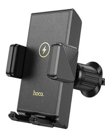 Hoco HW21 Klima Havalandırma Bölmesi Wireless Kablosuz Şarj Araç Telefon Tutucu-(5775)