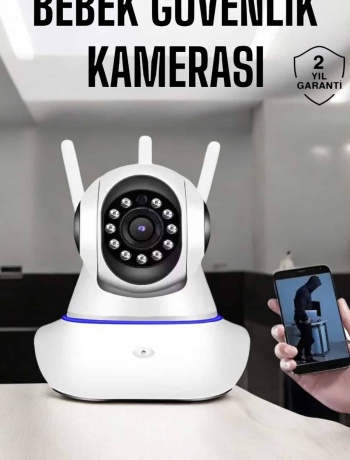 Wifi Kamera Ev Kamerası Gece Görüşlü Kablosuz Bebek Izleme Kamerası