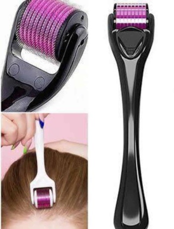 540 Iğneli Derma Roller 1Mm Titanyum Uçlu Saç Kaş Serum Kullanımına Uygun