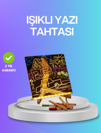 Çocuklar ve Yetişkinler İçin USB LED Işıklı Çizim Panosu