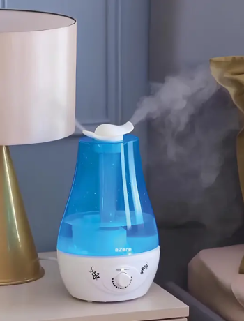 EZERE QTUM9 Çift Sprey Ultrasonik Hava Nemlendirici 3.5L KLS-204-(5775)