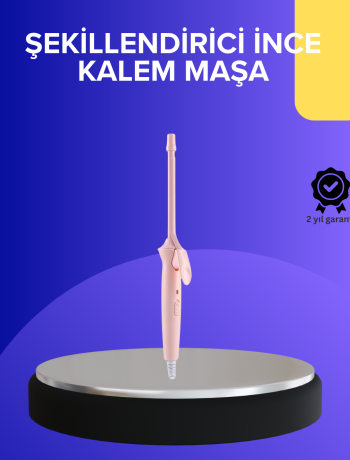 Profesyonel Saç Maşası 9mm Seramik Kaplama İnce Bukle Maşası