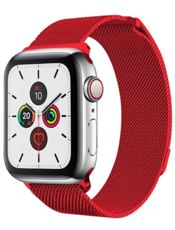 Ally Apple Watch 7-8 45mm 6-5-4 44mm Kayış Kordon Metal Milano Loop 3-2-1 42mm-(5775)