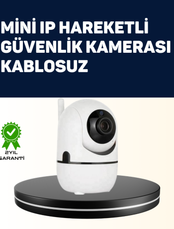 Yüksek Çözünürlüklü Hareket Takipli Kablosuz Güvenlik Kamerası – 1080P Gece Görüşlü