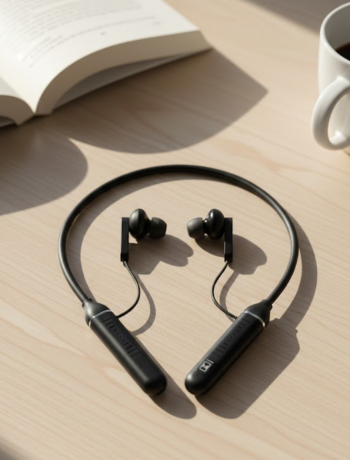 Uzun Süre Kullanımlı Kablosuz Boyun Askılı Stereo Kulaklık Güçlü Bas ve Net Ses