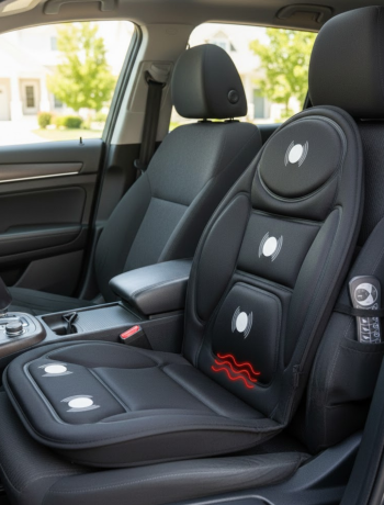 Araç ve Ev Uyumlu Masaj Koltuk Minderi Uzaktan Kumandalı