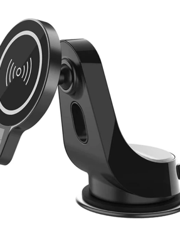 ALLY Magsafe iPhone 15-14-13-12 Serisi 15W Kablosuz Hızlı Şarj Cihazı ve Araç Tutucu-(5775)