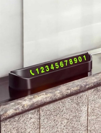 Numaralık Araç İçi Araba Araç Park Numaratör Telefon Numarası Yazma