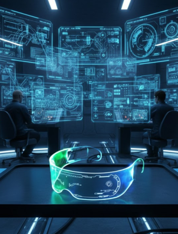 LED Işıklı Rave Gözlüğü 7 Renk 5 Işık Modu Futuristik Tasarım