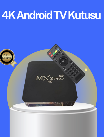 Akıllı Android TV Box – 4K Çözünürlük 2GB RAM 16GB Depolama Hızlı Wi-Fi