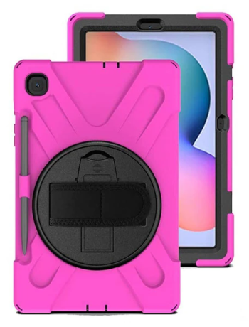 Galaxy Tab S6 Lite P610/P615/ P617 Kılıf Kalem Yerli 3 Katmanlı Standlı Zırh Kılıf/Shockproof-(5775)