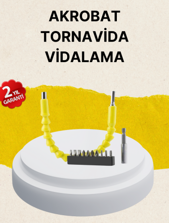 Akrobat Vidalama Uç Seti 12 Parça Profesyonel Dar Alan Kullanım