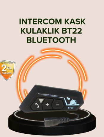 Bluetooth 5.0 Motosiklet Kask Kulaklık Eller Serbest ve Müzik Özellikli