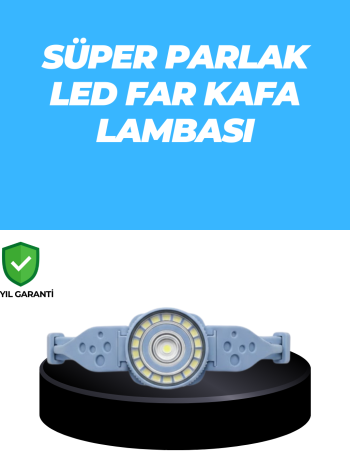 Uzun Pil Ömürlü Kamp ve Dağcılık Kafa Lambası