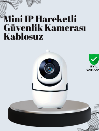 Akıllı Kontrol ve Hareket Takipli 1080P Kablosuz Güvenlik Kamerası – Gece Görüşlü ve İki Yönlü Sesli