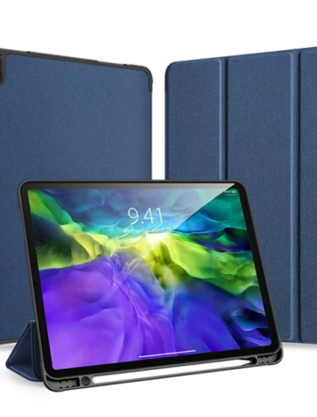 DUX DUCİS iPad Pro 12.9 (2021-2020-2018 )Kılıf Kalem Yerli Soft Tpu Mıknatıslı Domo Series Kılıf-(5775)
