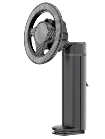 ALLY Magsafe Uyumlu Masa Koltuk Klipsli Manyetik Telefon Tutucu-(5775)