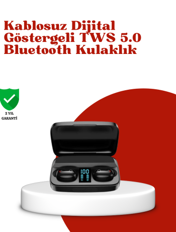 Dokunmatik Kontrollü ABS Malzemeli Bluetooth Kulaklık + Yüksek Kapasiteli Kutu