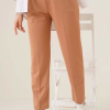 Tam Kalıp Basic Eşofman Pantolon - Kahverengi