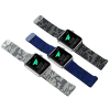 Ally Apple Watch 7-8 45mm 6-5-4 44mm Kayış Kordon Metal Milano Loop Kamuflaj 3-2-1 42mm-(5775)