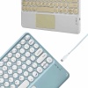 Bluetooth Touchpad Klavye Ultra İnce Taşınabilir Q Klavye