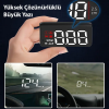 ALLY M3 HUD OBD2 Head-Up Display Dijital Hız Göstergesi E-OBD ve GPS Destekli OBD Arayüzlü - Alarmlı Ön Cam Ekran Projektör-(5775)