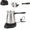 Paslanmaz Çelik Türk Kahvesi Makinesi 6 Fincan Kpasiteli Elektrikli Cezve