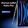 Dux Ducis SP-04 Manyetik Şarjlı Stylus Pen iPad Tablet Dokunmatik Kalem Transparent-(5775)